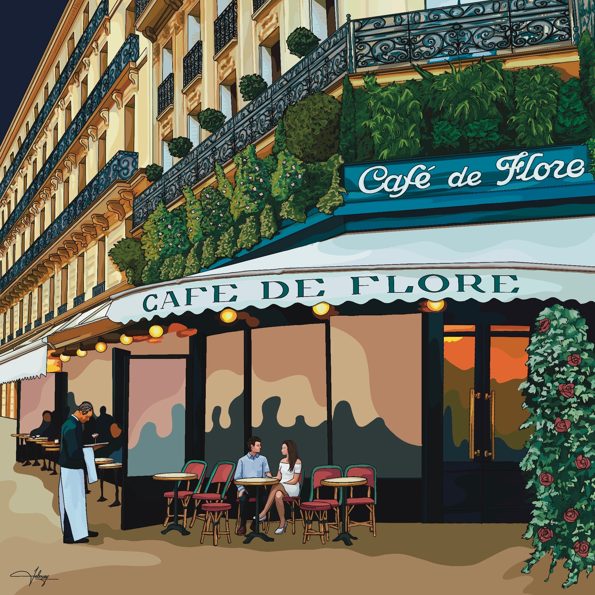 A Burgeoning Romance - 10 Post Cards